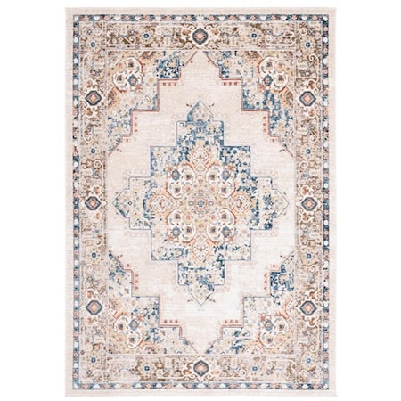 Safavieh 9 x 12 ft. Olympia 208B Power Loomed Rectangle Area Rug Beige & Blue OPA208B-9